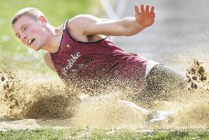 Kentlake’s Zach Smith missed nearly a year between his freshman and sophomore track and field seasons with a fractured back. Now a junior