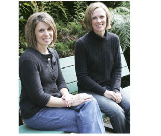 The co-directors of Sassy Mei Home and Gift Show are Cadie Brockbank (left) and Bianca Collings