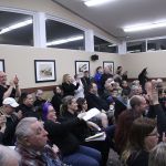 Many Black Diamond residents broke out into applause after the city council passed an emergency ordinance for the 2017 budget. Photo by Ray Still