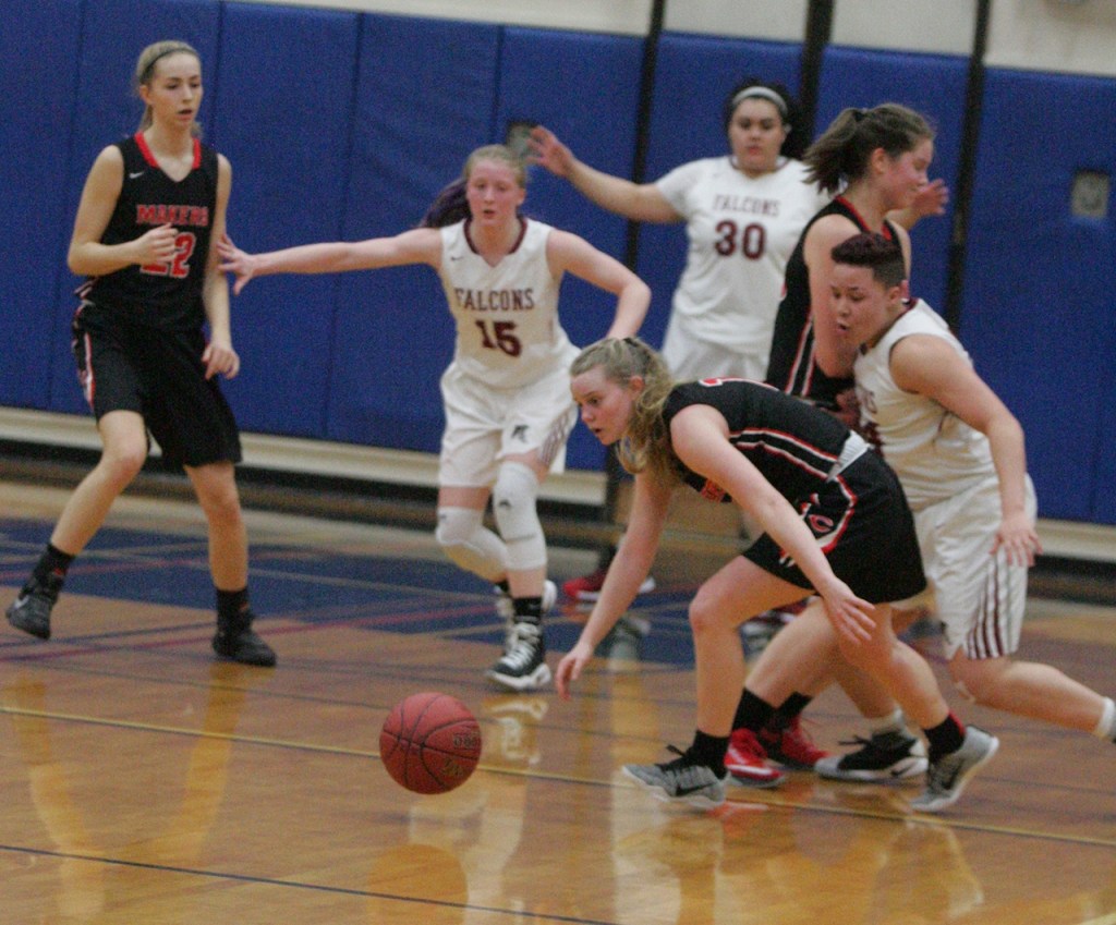 Falcons girls win by one, earn bye game | Photo Gallery
