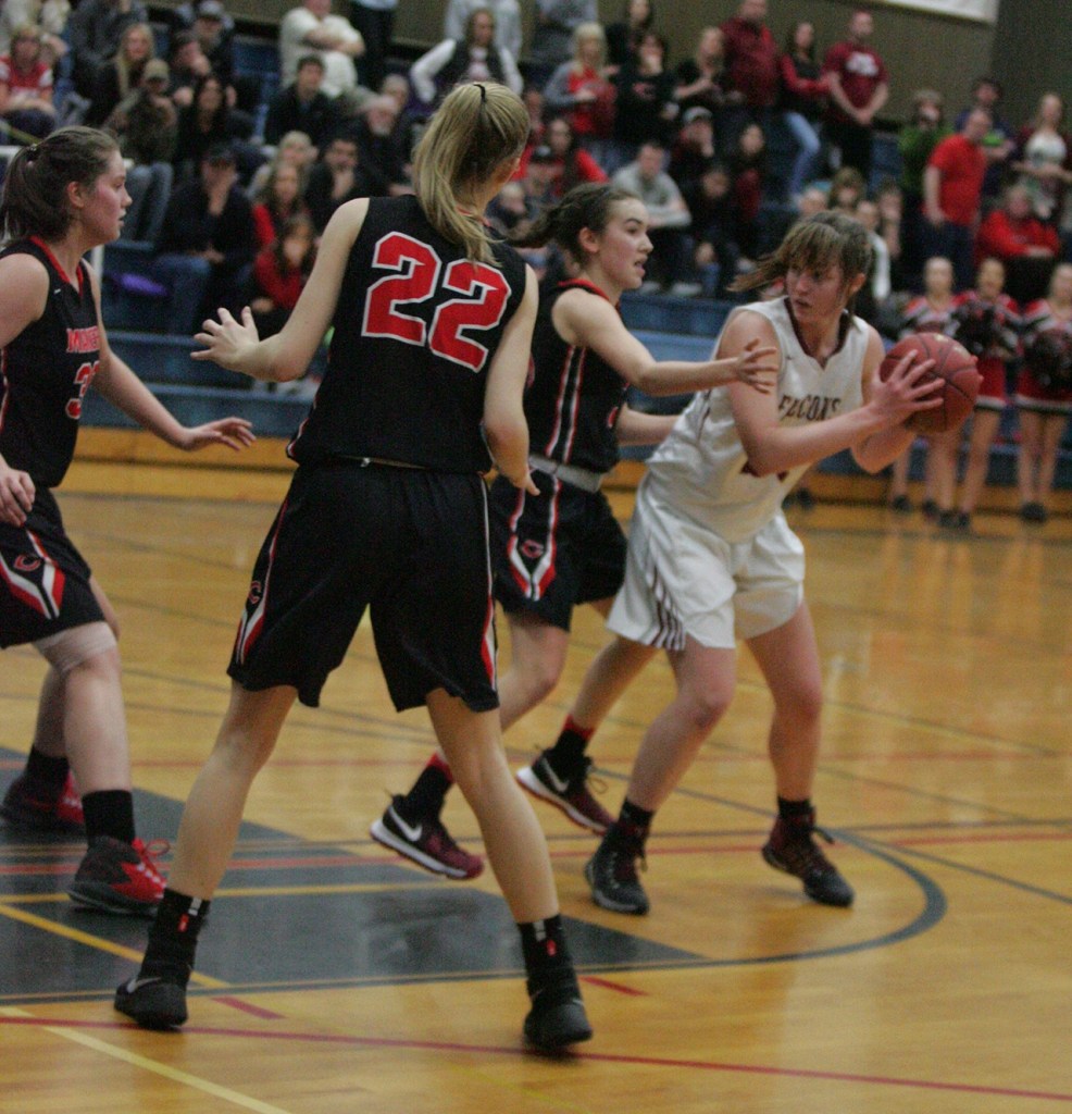 Falcons girls win by one, earn bye game | Photo Gallery