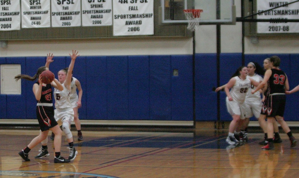 Falcons girls win by one, earn bye game | Photo Gallery