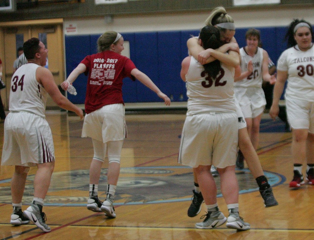 Falcons girls win by one, earn bye game | Photo Gallery