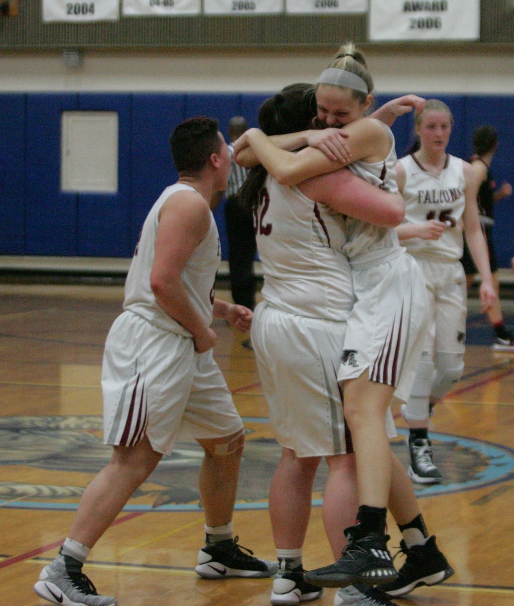 Falcons girls win by one, earn bye game | Photo Gallery