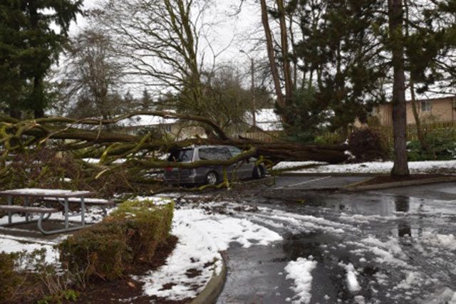 Potential danger of localized flooding