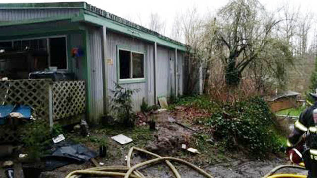 The fire was quickly extinguished and nobody was found to be in the home.