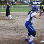 Kentwood junior Lagi Palaita winds up during the Conks 14-4 win over the Highlanders.