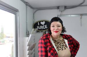 Enumclaw native Sara Johnson has been running Grass & Roots Juice Co. in town and in Maple Valley for nine months. Photo by Bailey Jo Josie.