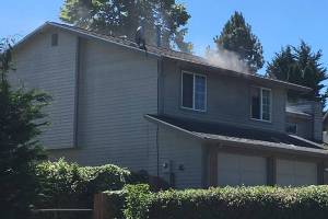 A family of five was displaced after a fire that began in the kitchen.                                Courtesy photo