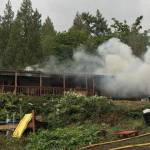 Maple Valley Fire respond to mobile home fire