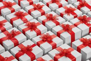 Black Diamond center collecting Christmas gifts