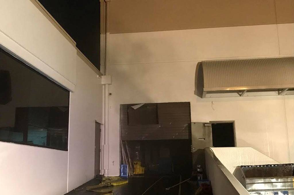 Officials respond to commercial fire