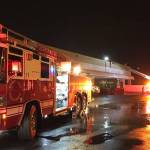 Officials respond to commercial fire