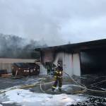 Fire at Kent commercial building