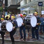The band and all the Washington Special Olympic team members march down the streets of Seattle on Jan. 11 for the 2018 Special Olympics Home Team Announcement in Seattle on Jan. 11. Photo by Kayse Angel