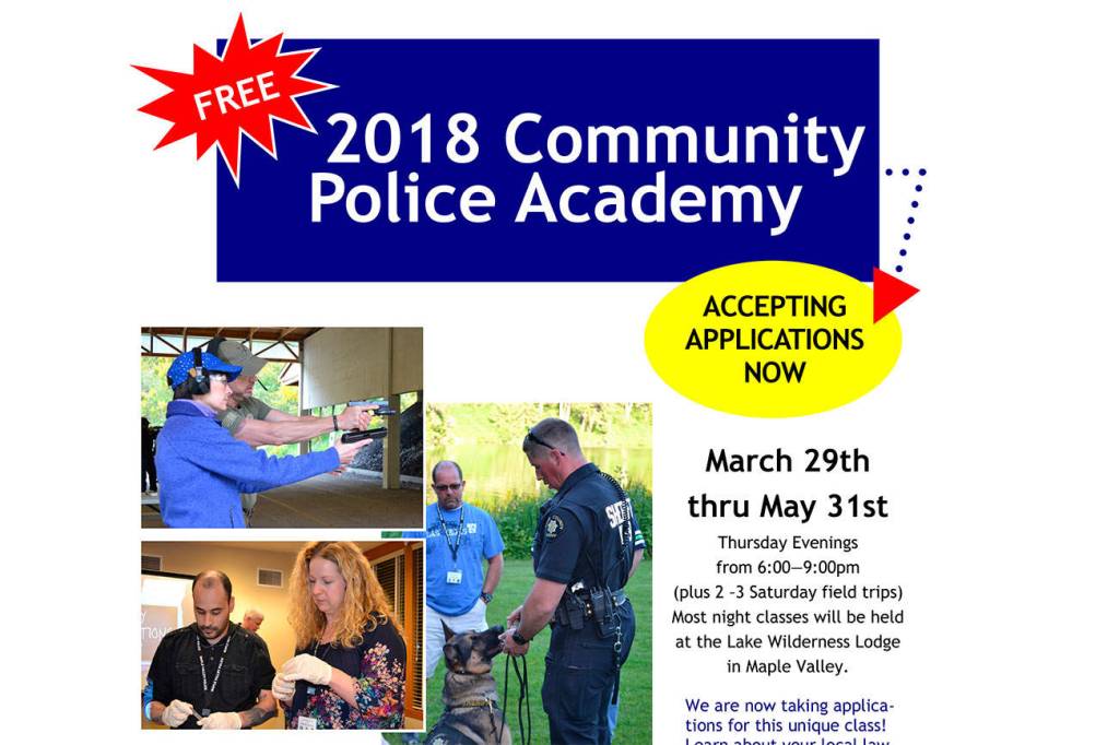 Register for the 2018 Community Police Academy