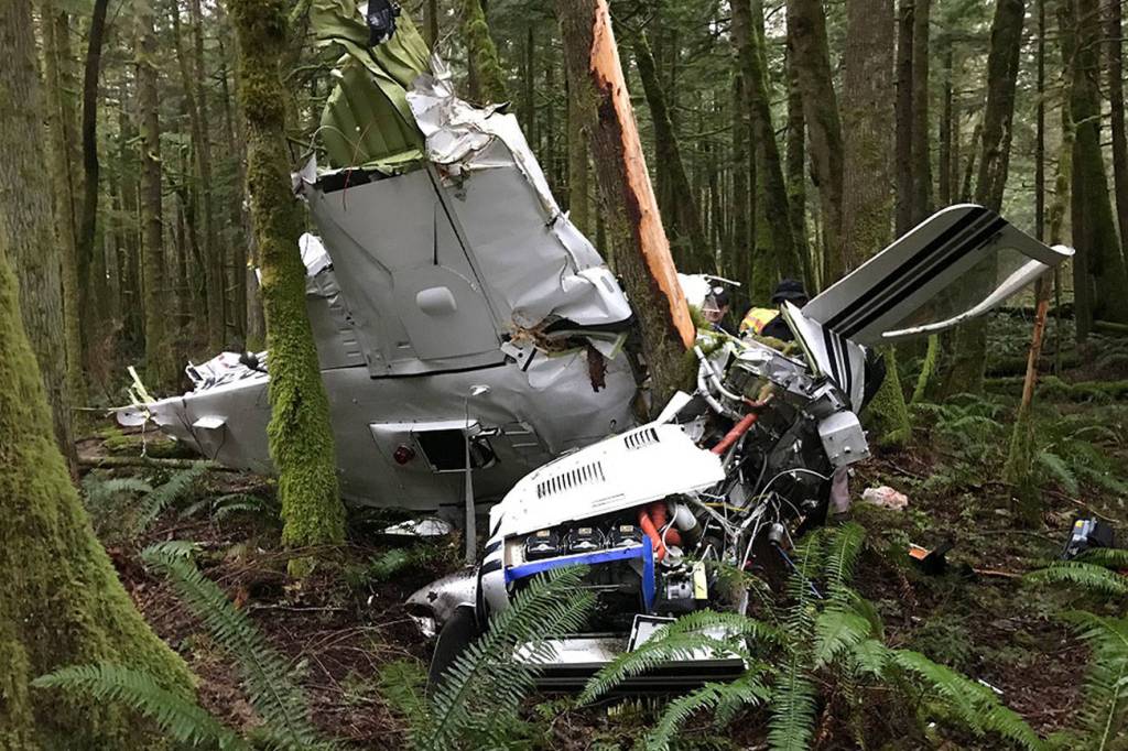 A homeowner near where the plane crashed was able to point first responders in the right direction. Submitted photo