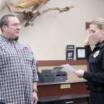 Chris Wisnoski was sworn into his council seat after the Black Diamond City Council unanimously appointed him March 1. Photo by Ray Still