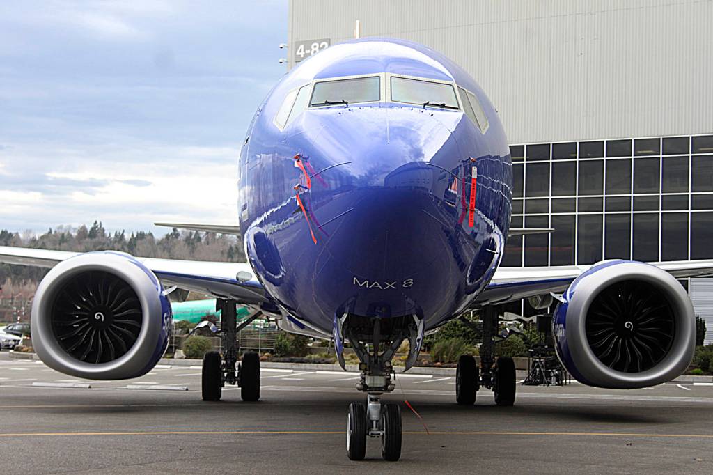 Boeing held an event to celebrate the production of the 10,000th 737 jetliner. The Southwest airplane was displayed at the Renton plant on March 13. Leah Abraham, Renton Reporter