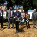 King County Executive Dow Constantine announced his plan to buy up 65,000 acres of land for conservation at a May 23 press conference in Tukwila. Photo by Josh Kelety
