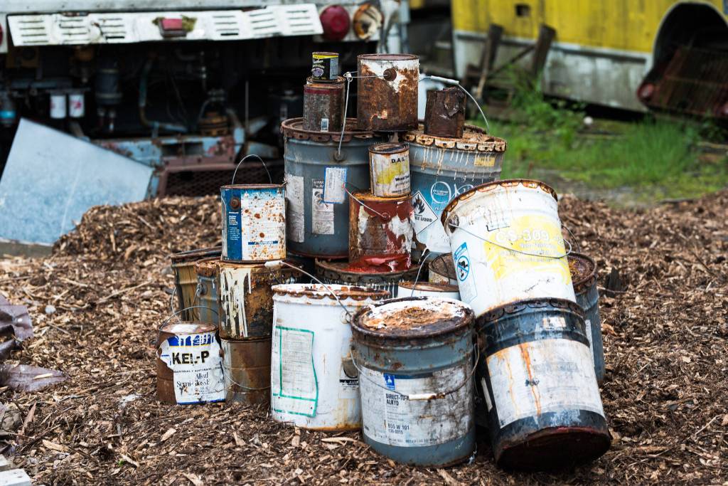 So… many… paint cans. Photo by Caean Couto