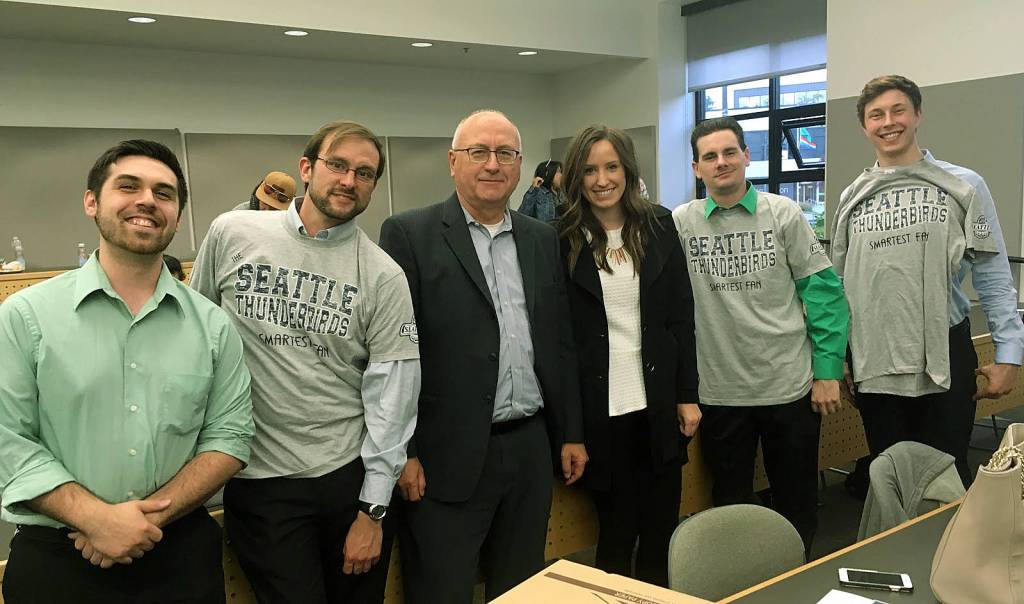 Green River students build fan app for Seattle Thunderbirds