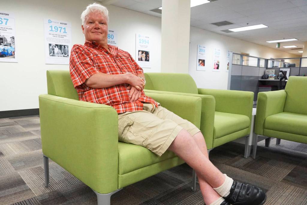 Tod Steward, the Communications Specialist at Northwest Center, thinks that the straw ban disproportionately impacts people with disabilities. Photo by Melissa Hellmann