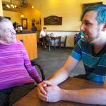 Dianne Laurine (left) and Shaun Bickley (right), Commissioners for the Seattle Commission for People with Disabilities, say that the city didnt consult with the disabled community prior to passing the straw ban. Photo by Melissa Hellmann