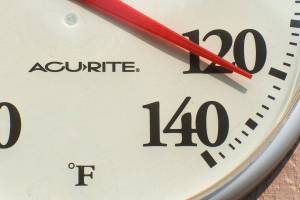 Hot and dry weather straight ahead