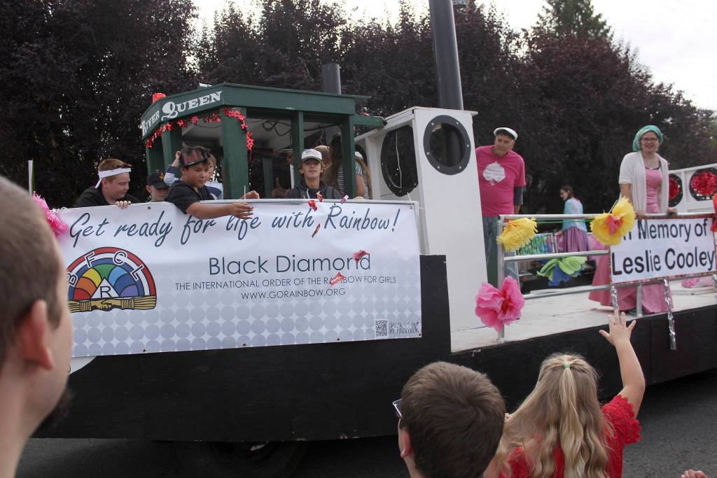 Black Diamonds Labor Day Parade started rolling down state Route 169 Monday morning, complete with the annual appearance of the River Queen, as well as the Sons of Norway, the Sons and Daughters of the American Revolution, and more. Photo by Ray Miller-Still