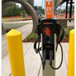 Covington’s first electric car charging station opens