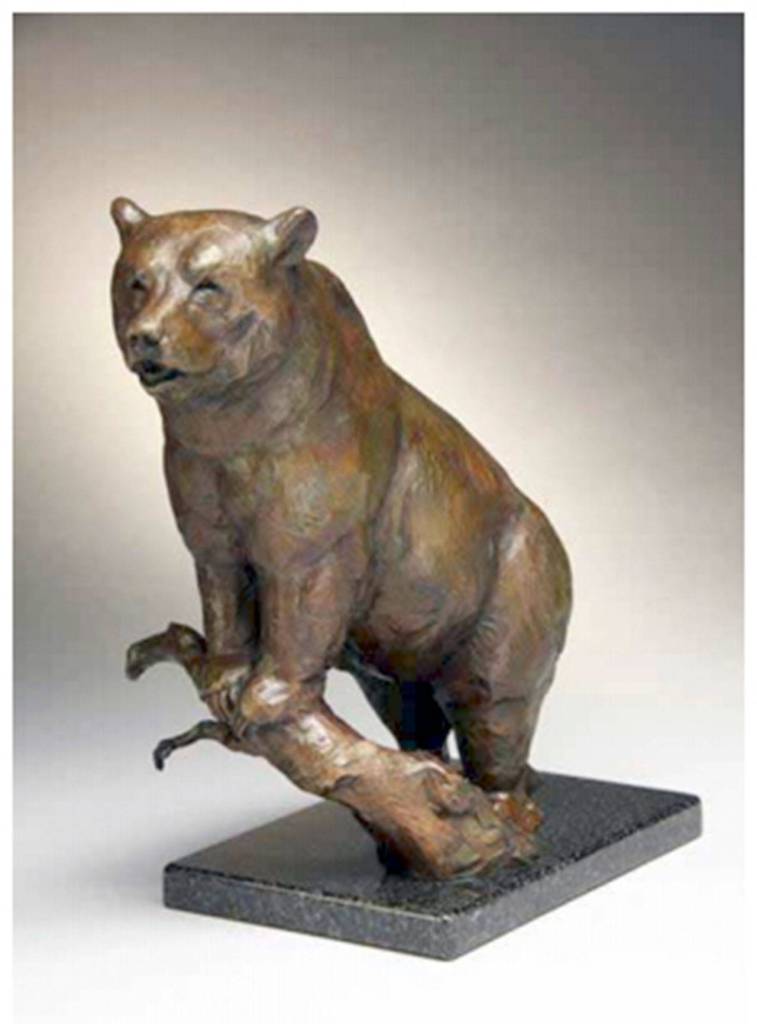 Photo courtesy Maple Valley City Council meeting packet                                Pictured here is a small bronze sculpture to show what the bronze finish will look like when the statue is complete.