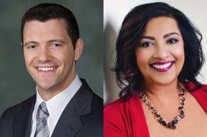 Joe Fain and Mona Das. FILE PHOTOS