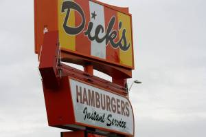 The Dicks sign along Pacific Highway South. STEVE HUNTER,Kent Reporter