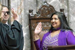 Das sworn in as senator for 47th District