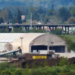Cedar Grove Composting as seen from north Everett, looking toward Marysville, on May 2, 2012. (Mark Mulligan / Herald file)