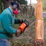 Maple Valley wood carver creates chainsaw art