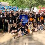 Photo courtesy of Tahoma Robotics                                 The Tahoma High School robotics club, Bear Metal, won their division in the World Championship.