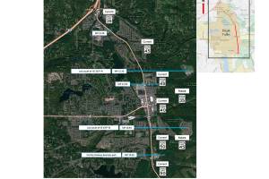 A photo of the changes in speed on Highway 169 going through Maple Valley. Submitted photo from the city of Maple Valle