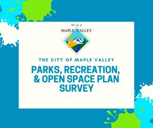 A park survey icon created by the City of Maple Valley.