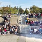 Photo courtesy of Kentlake High School.                                 Kentlake High Schools graduating class of 2019.