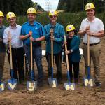 Maple Valley city employees and leaders break ground on Summit Park.