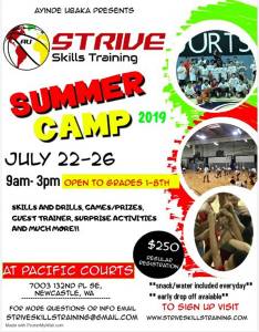 Students can train with a pro this summer