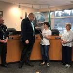 Lauren Ravotti received Covington Citizen of the Year during the July 9 Regular Council Meeting. Photo by Kayse Angel