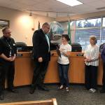 Lauren Ravotti received Covington Citizen of the Year during the July 9 Regular Council Meeting. Photo by Kayse Angel