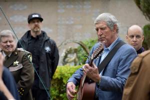 Photo by Haley Ausbun. Musician Dick Foley.