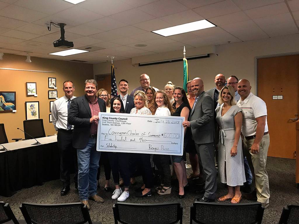 Dunn grants $500 to Covington Chamber
