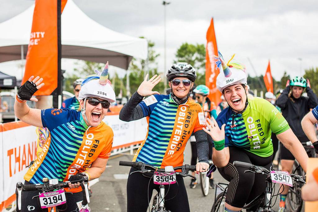 500 cyclists aim to obliterate cancer
