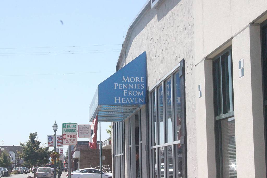 Photo by Danielle Chastaine.                                Pennies from Heaven is the Plateau Outreach Ministries thrift store, located in Enumclaw, which financially supports the work of the nonprofit.