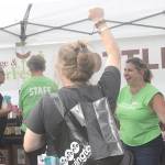 VIP attendees were given special gift bags, snacks and extra drink tickets from the City of Covington for the 2019 Sausage and Cider Fest. Photo by Danielle Chastaine.